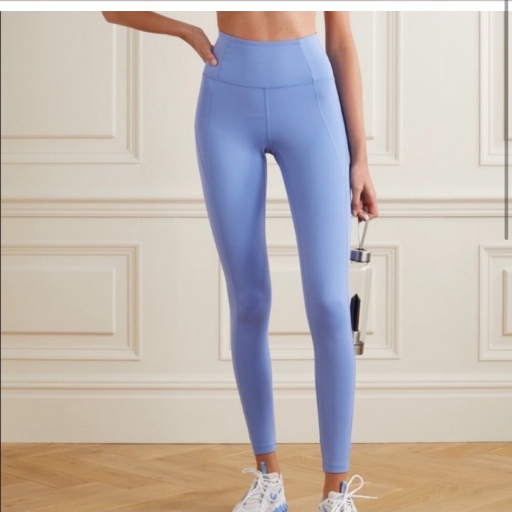 Girlfriend Collective High Rise Full Length Legging Periwinkle Size Small rare - Picture 5 of 7